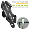 Universal Non-Slip Silicone Bicycle Handlebar Smartphone Holder Mount