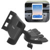 Universal CD Slot Insert Phone & Tablet Mount with Adjustable Rotating 360 Cradle - Black
