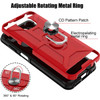 Dynamic Dual Layer Hybrid Case with Ring Stent Finger Loop for Motorola Moto G Power 2021 - Red