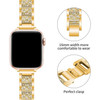 Luxury Stainless Steel Diamond Link Watch Band for Apple Watch 45mm / 44mm / 42mm - Gold