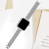 Luxury Stainless Steel Diamond Link Watch Band for Apple Watch 44mm / 42mm - Silver