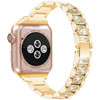 Luxury Stainless Steel Diamond Link Watch Band for Apple Watch 41mm / 40mm / 38mm - Gold
