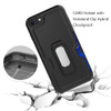 Ultra Rugged Hybrid Kickstand Case with Card Slot and Belt Clip Holster for iPhone SE (3rd gen & 2nd gen) and iPhone 8/7 - Black