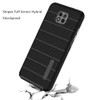 Haptic Dots Texture Anti-Slip Hybrid Armor Case for Motorola Moto G Power 2021 - Black