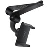 Sun Visor Clip Smartphone Mount Holder with 360 Degree Rotation - Black