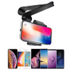 Sun Visor Clip Smartphone Mount Holder with 360 Degree Rotation - Black