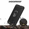 *Sale* Dynamic Dual Layer Hybrid Case with Ring Stent Finger Loop for iPhone 13 Pro Max - Black