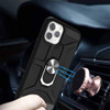 *Sale* Dynamic Dual Layer Hybrid Case with Ring Stent Finger Loop for iPhone 13 Pro Max - Black