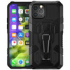 Military Grade Hybrid Armor Case with Integrated Belt Clip and Kickstand for iPhone 13 - Black
