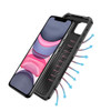 Military Grade Hybrid Armor Case with Integrated Belt Clip and Kickstand for iPhone 13 - Navy Blue
