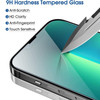 3-Pack HD Premium Tempered Glass Screen Protector for iPhone 14 / iPhone 13 / iPhone 13 Pro