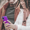 TotalDefense Glitter Hybrid Case for Samsung Galaxy A42 5G - Purple