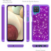 TotalDefense Glitter Hybrid Case for Samsung Galaxy A42 5G - Purple