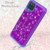 TotalDefense Glitter Hybrid Case for Samsung Galaxy A42 5G - Purple