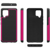 TotalDefense Hybrid Case for Samsung Galaxy A42 5G - Hot Pink