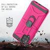 Dynamic Dual Layer Hybrid Case with Ring Holder Stand for Samsung Galaxy A42 5G - Hot Pink
