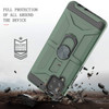Dynamic Dual Layer Hybrid Case with Ring Holder Stand for Samsung Galaxy A42 5G - Midnight Green