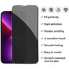 2-Pack Full Coverage Privacy Tempered Glass Screen Protector for iPhone 17e / iPhone 16e / iPhone 14 / iPhone 13 / iPhone 13 Pro