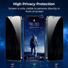 2-Pack Full Coverage Privacy Tempered Glass Screen Protector for iPhone 17e / iPhone 16e / iPhone 14 / iPhone 13 / iPhone 13 Pro