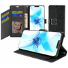 Extra Series Essential Leather Wallet Stand Case for iPhone 13 Pro Max - Black