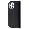 Extra Series Essential Leather Wallet Stand Case for iPhone 13 Pro Max - Black
