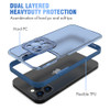 Camera Lens Stand Case for iPhone 13 Pro - Blue