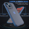 Camera Lens Stand Case for iPhone 13 - Blue
