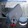 Camera Lens Stand Case for iPhone 13 - Blue