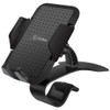 Dashboard Clip Mount Phone Holder with Non-Slip Clamp, Release Grip Button and 360 Degree Rotation - Black