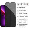 Full Coverage Privacy Tempered Glass Screen Protector for iPhone 14 Plus / iPhone 13 Pro Max