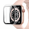Defense Case with Integrated Tempered Glass Screen Protector for Apple Watch 45mm Series 7 - Clear