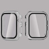 Defense Case with Integrated Tempered Glass Screen Protector for Apple Watch 45mm Series 7 - Clear