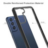 Fusion Shield Tough Snap-on Transparent Case for Samsung Galaxy S21 FE 5G - Black