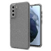 Full Glitter Hybrid Protective Case for Samsung Galaxy S21 FE 5G - Black