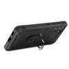 Military Grade Finger Loop Case with Ring Holder for Samsung Galaxy S21 FE 5G - Black