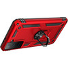 Military Grade Finger Loop Case with Ring Holder for Samsung Galaxy S21 FE 5G - Red
