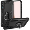 Military Grade Finger Loop Case with Ring Holder for Samsung Galaxy S22 Plus 5G - Black
