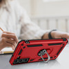 Military Grade Finger Loop Case with Ring Holder for Samsung Galaxy S22 Plus 5G - Red