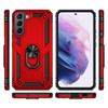 Military Grade Finger Loop Case with Ring Holder for Samsung Galaxy S22 Plus 5G - Red