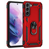Military Grade Finger Loop Case with Ring Holder for Samsung Galaxy S22 Plus 5G - Red