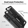 Military Grade Finger Loop Case with Ring Holder for Samsung Galaxy S22 5G - Black
