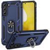Military Grade Finger Loop Case with Ring Holder for Samsung Galaxy S22 5G - Navy Blue