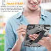 Rugged Hybrid Armor Case with Multi-Functional Kickstand for iPad Mini (A17 Pro) and iPad Mini (6th gen) - Teal