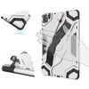 Rugged Hybrid Armor Case with Multi-Functional Kickstand for iPad Air (5th and 4th Generation) - Silver