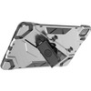 Rugged Hybrid Armor Case with Multi-Functional Kickstand for iPad Air (5th and 4th Generation) - Silver