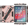 Rugged Hybrid Armor Case with Multi-Functional Kickstand for iPad Air (5th and 4th Generation) - Rose Gold