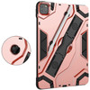 Rugged Hybrid Armor Case with Multi-Functional Kickstand for iPad Air (5th and 4th Generation) - Rose Gold