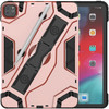 Rugged Hybrid Armor Case with Multi-Functional Kickstand for iPad Air (5th and 4th Generation) - Rose Gold