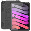 Exoskeleton Hybrid Armor Case with Kickstand for iPad Mini 6 (6th Generation) - Black