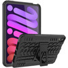 Exoskeleton Hybrid Armor Case with Kickstand for iPad Mini 6 (6th Generation) - Black